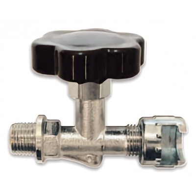 Līnijas krāns ar frēzētu uzgriezni A301