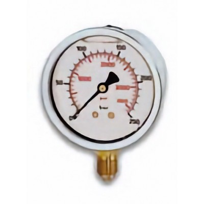 Manometrs glicerīnā ar ārējo savienojumu un ārējo vītni D215