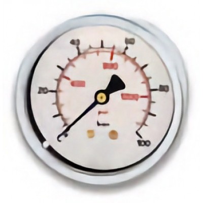 Manometrs glicerīnā ar aizmugurējo savienojumu un ārējo vītni D220