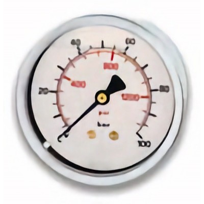 Manometrs glicerīnā ar aizmugurējo savienojumu un ārējo vītni D235